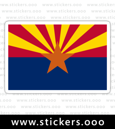 Flag of Arizona / AZ / Arizonan / Arizonian Official State Flag (USA)