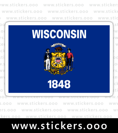 Flag of Wisconsin / WI Official State Flag