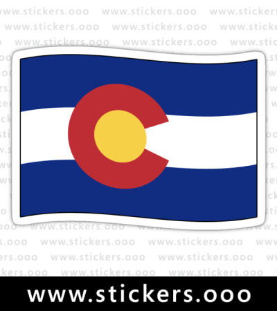 Colorado CO Official State Flag (Ripple Wave)