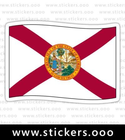 Florida FL Official State Flag (Ripple Wave)