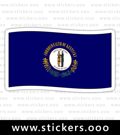 Kentucky KT Official State Flag (Ripple Wave)