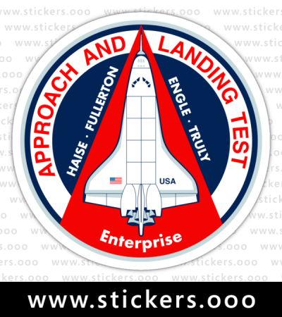 NASA Space Shuttle Enterprise 1977 Approach and Landing Test Mission Patch