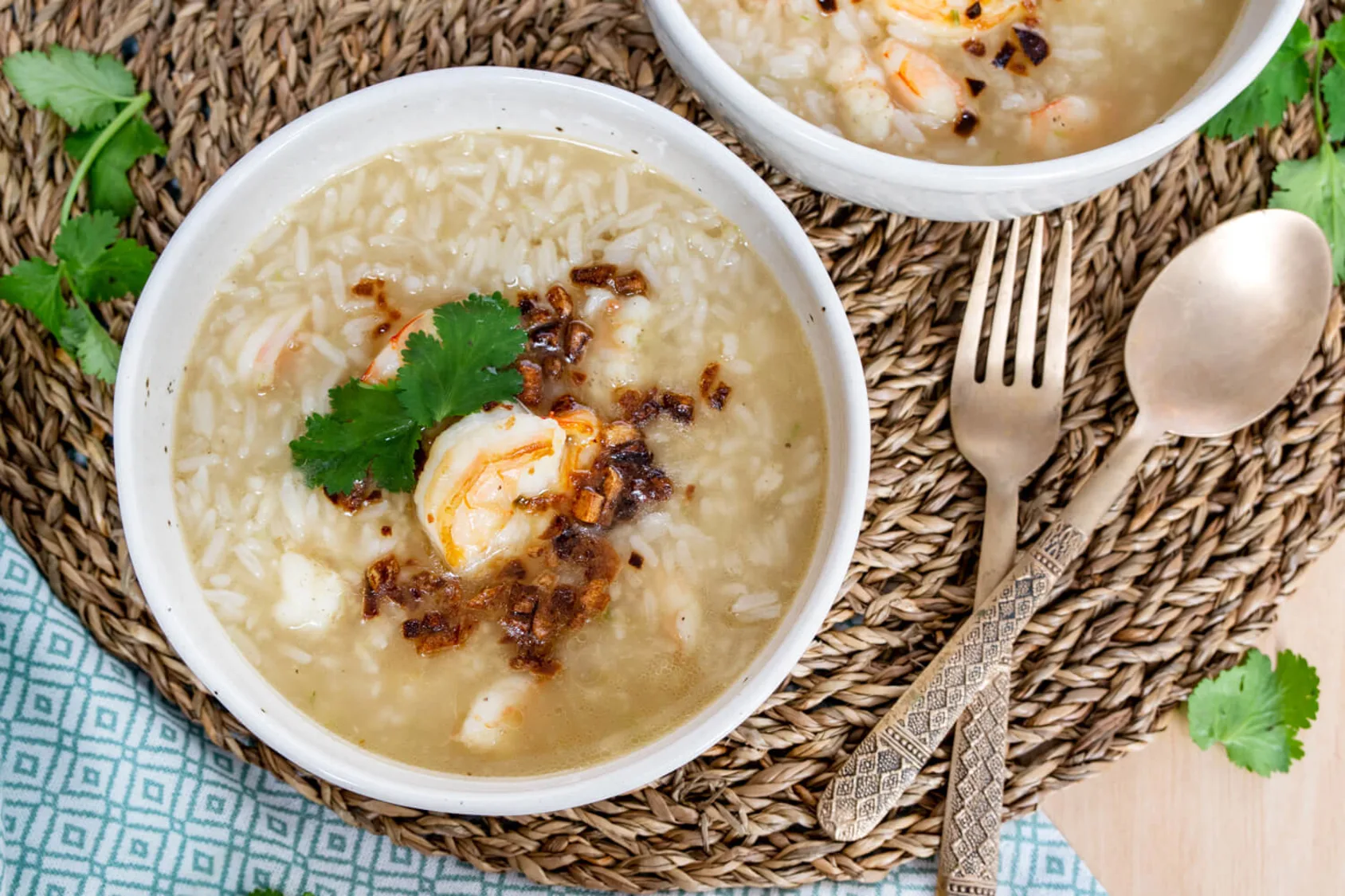 Thai Rice Soup (Khao Tom)