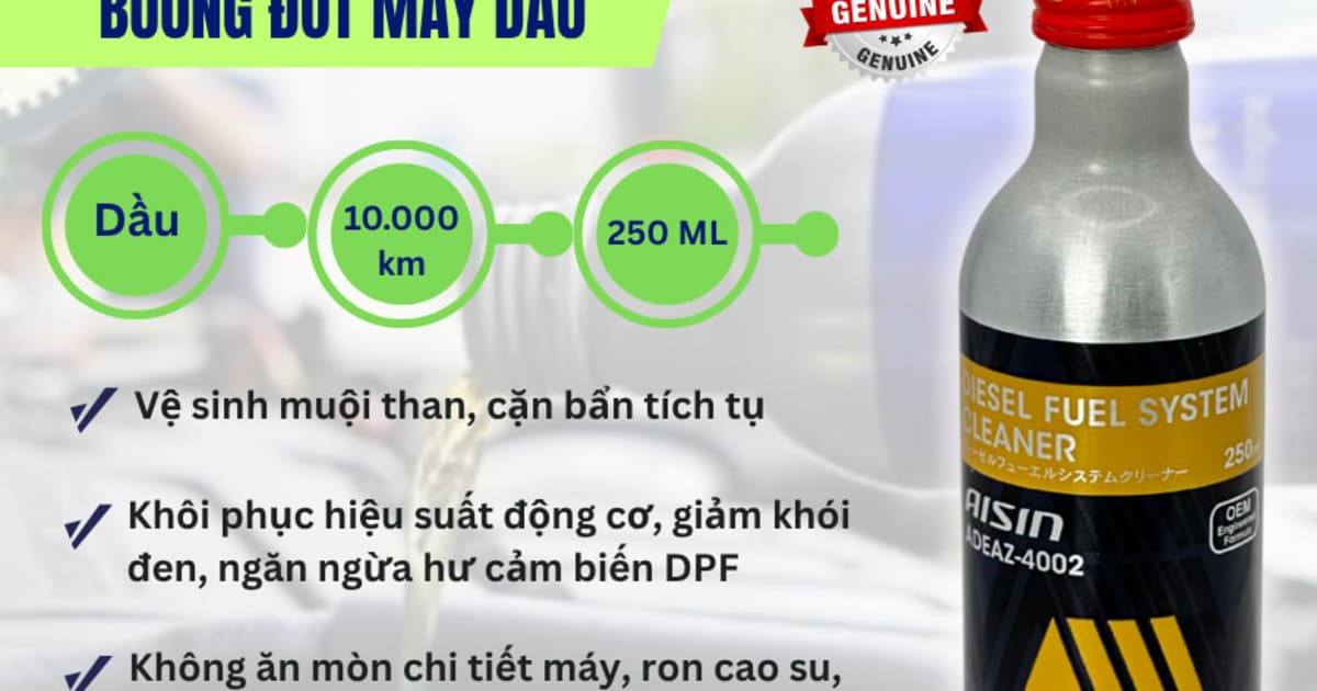 Phụ gia vệ sinh kim phun động cơ Diesel