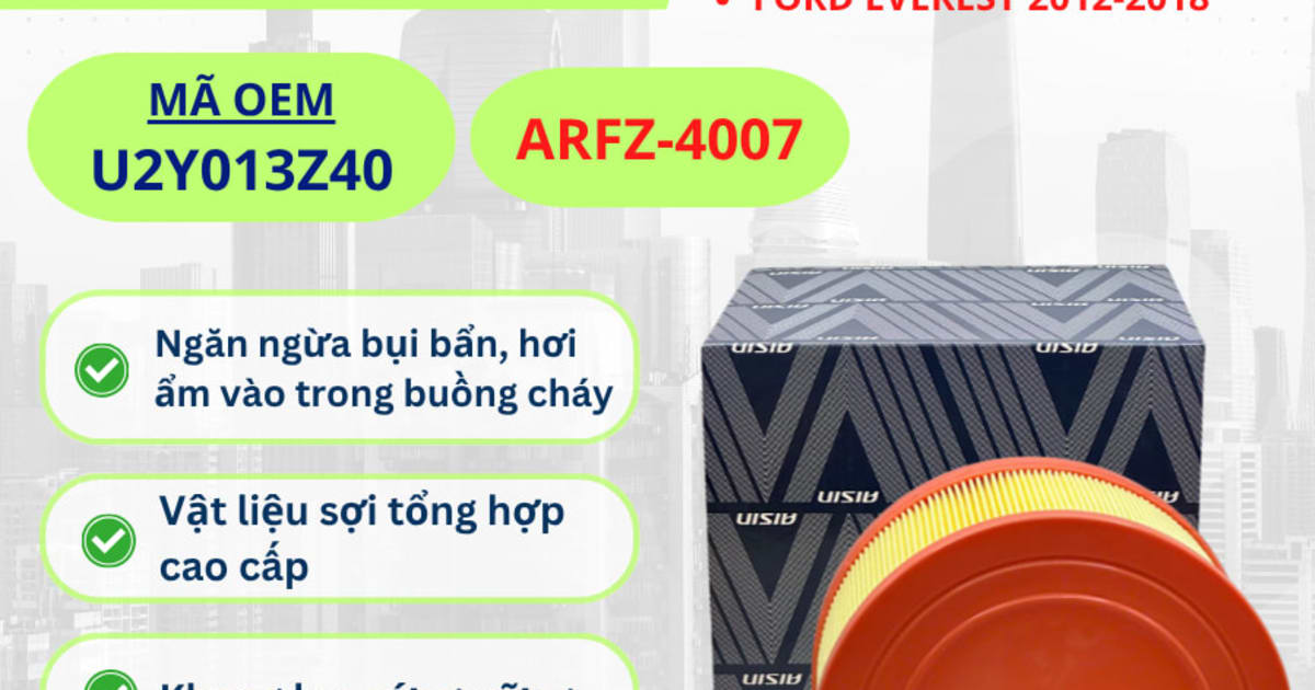 Lọc gió động cơ Mazda, Ford hiệu Aisin mã ARFZ-4007
