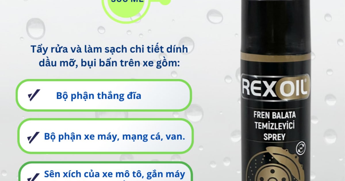 Dung dịch Vệ sinh thắng 500ml Hiệu REXOIL  mã REXBRCL