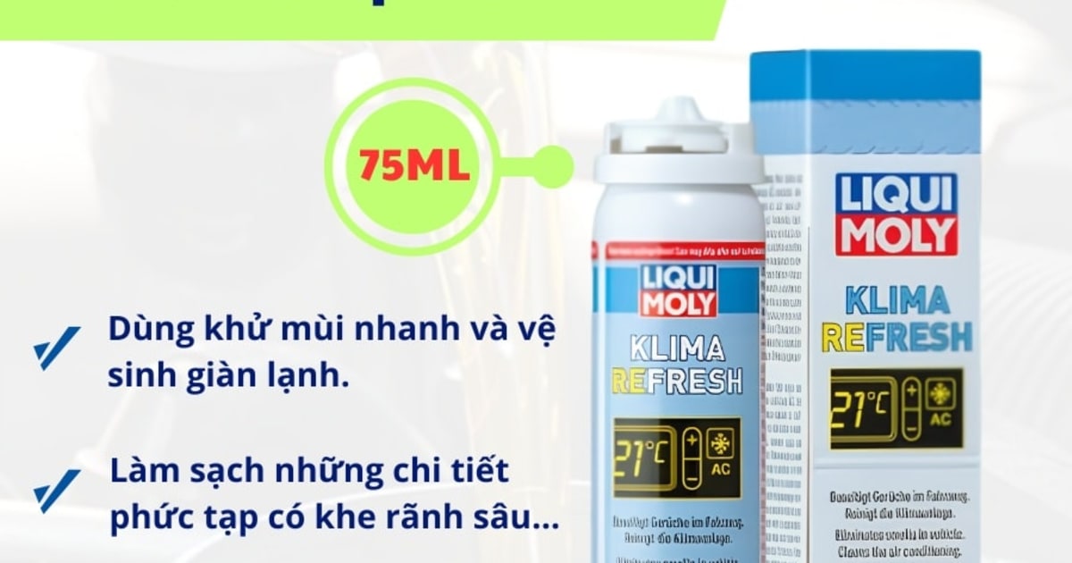 Khử mùi diệt khuẩn 75 ml hiệu Liqui Moly mã 20000