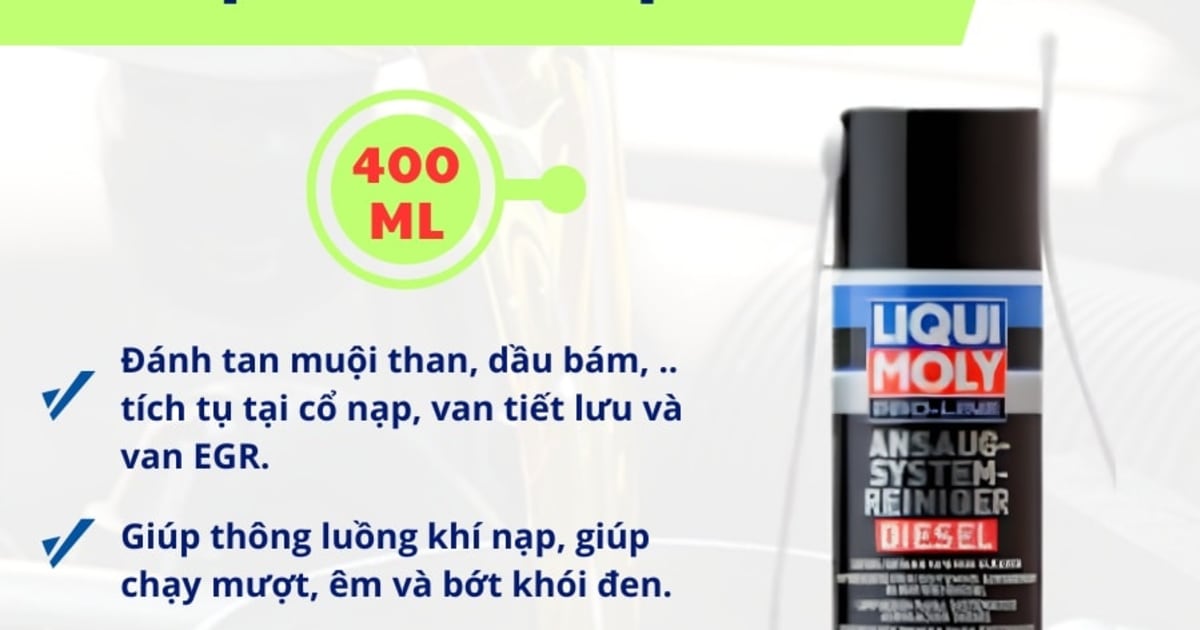 Chai vệ sinh cổ hút động cơ dầu 400 ml hiệu Liqui Moly mã 5168