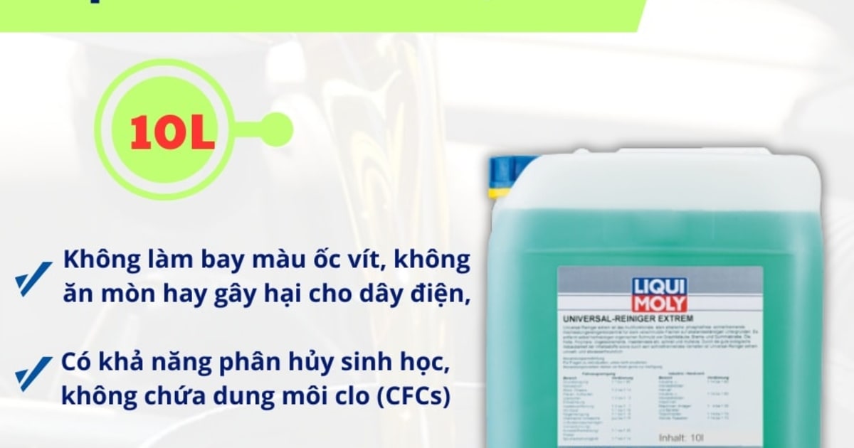 Vệ sinh đa năng ( máy, gầm) 10 Lít hiệu Liqui Moly mã 21670