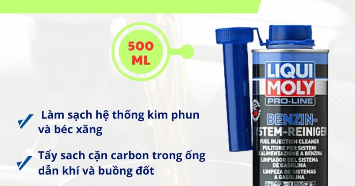 Súc béc phun xăng cao cấp loại đổ vào bình nhiên liệu 500 ml hiệu Liqui Moly mã 5153