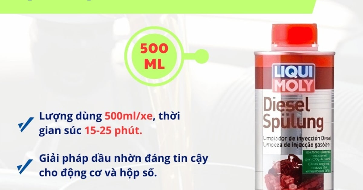 Vệ sinh hệ thống dầu dùng bằng tools 500 ml hiệu Liqui Moly mã 5170 / 1811