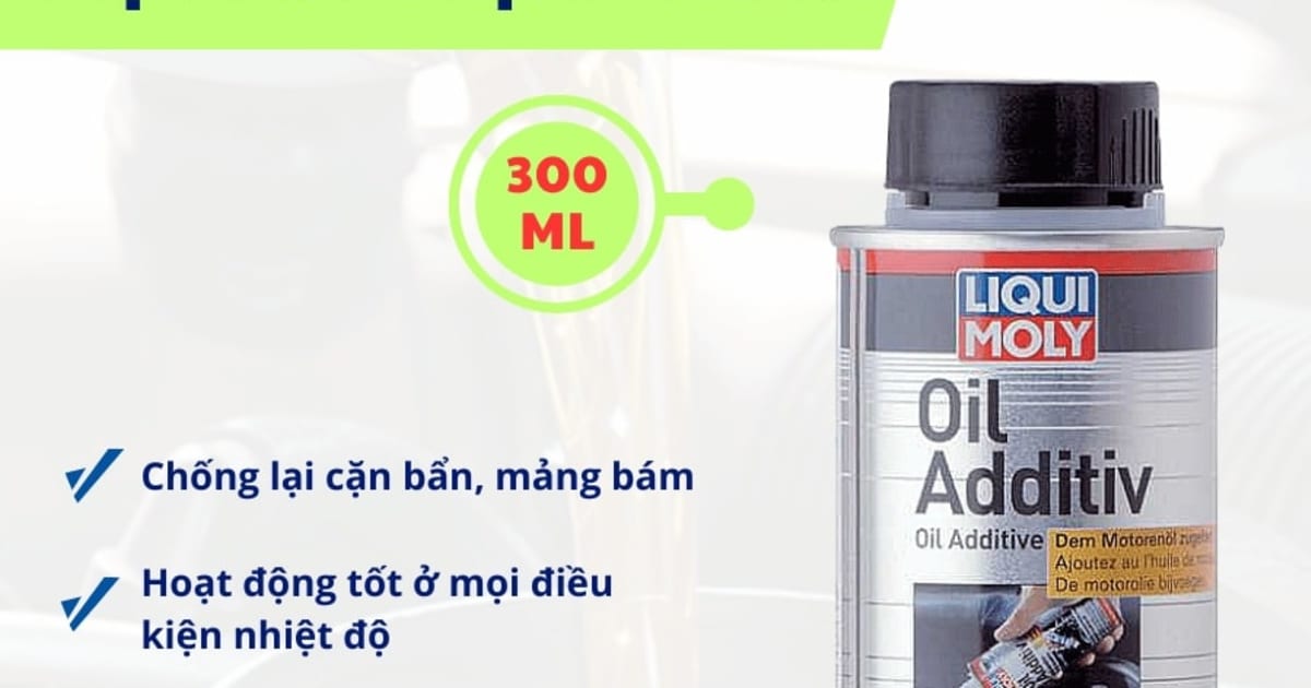 Phụ gia nhớt động cơ MOS2 300 ml hiệu Liqui Moly mã 2500