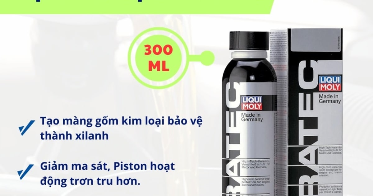 Phụ gia nhớt động cơ ceratec 300 ml hiệu Liqui Moly mã 3721