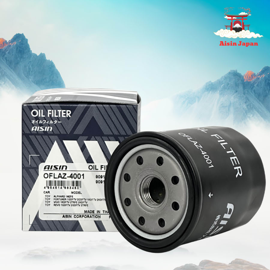 Lọc nhớt động cơ Toyota hiệu Aisin mã OFLAZ-4001