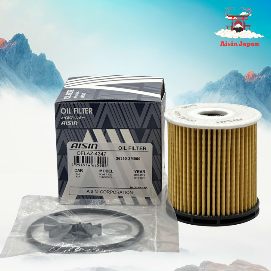 Lọc nhớt động cơ Kia, Hyundai hiệu Aisin mã OFLAZ-4347