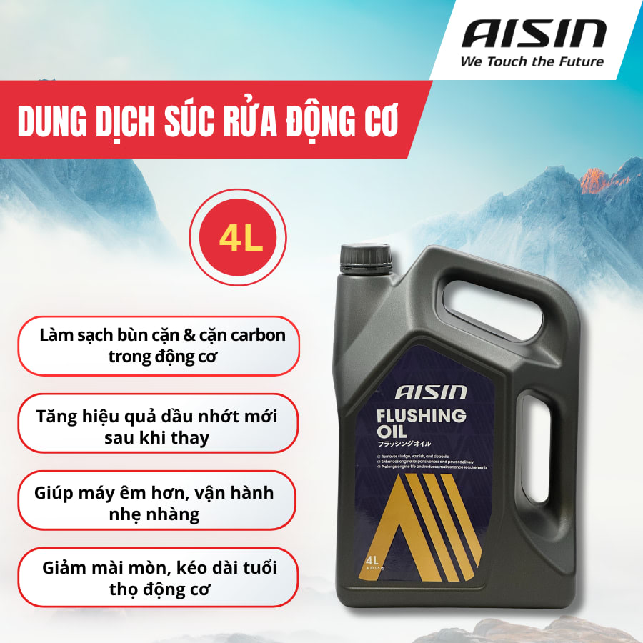 Dung dịch súc rửa động cơ 4 Lít Hiệu Aisin mã ADEAZ-4005