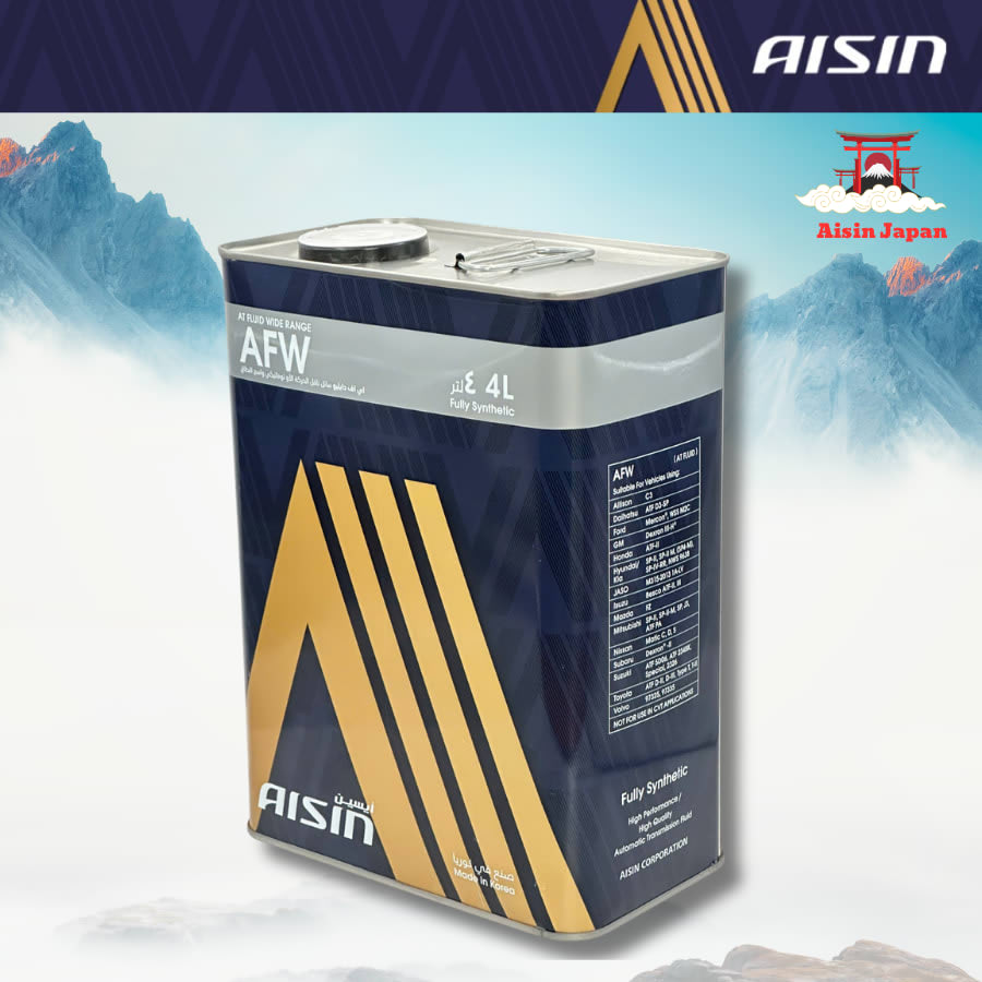 Dầu hộp số tự động 4 cấp 4 Lít Hiệu Aisin mã ATFD34S