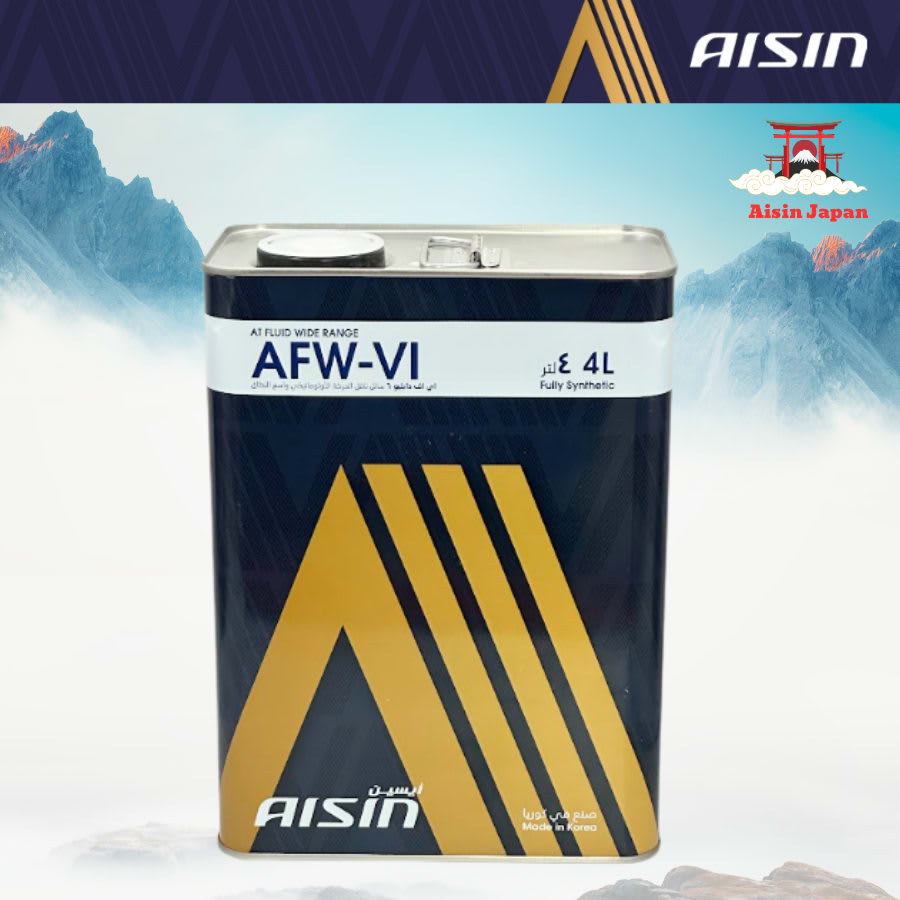 Dầu hộp số tự động AT 8 cấp (10 cấp Aisin) 4 Lít Hiệu Aisin mã ATFDVI4S