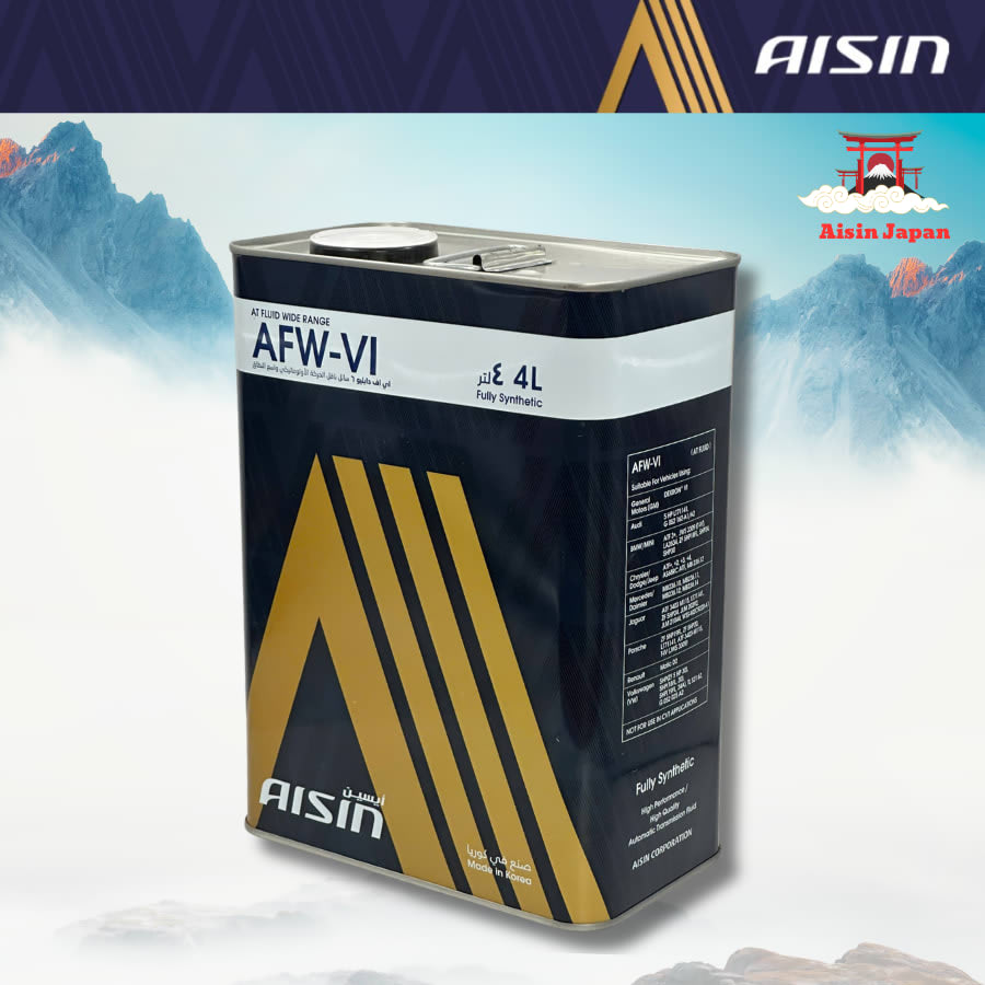 Dầu hộp số tự động AT 8 cấp (10 cấp Aisin) 4 Lít Hiệu Aisin mã ATFDVI4S