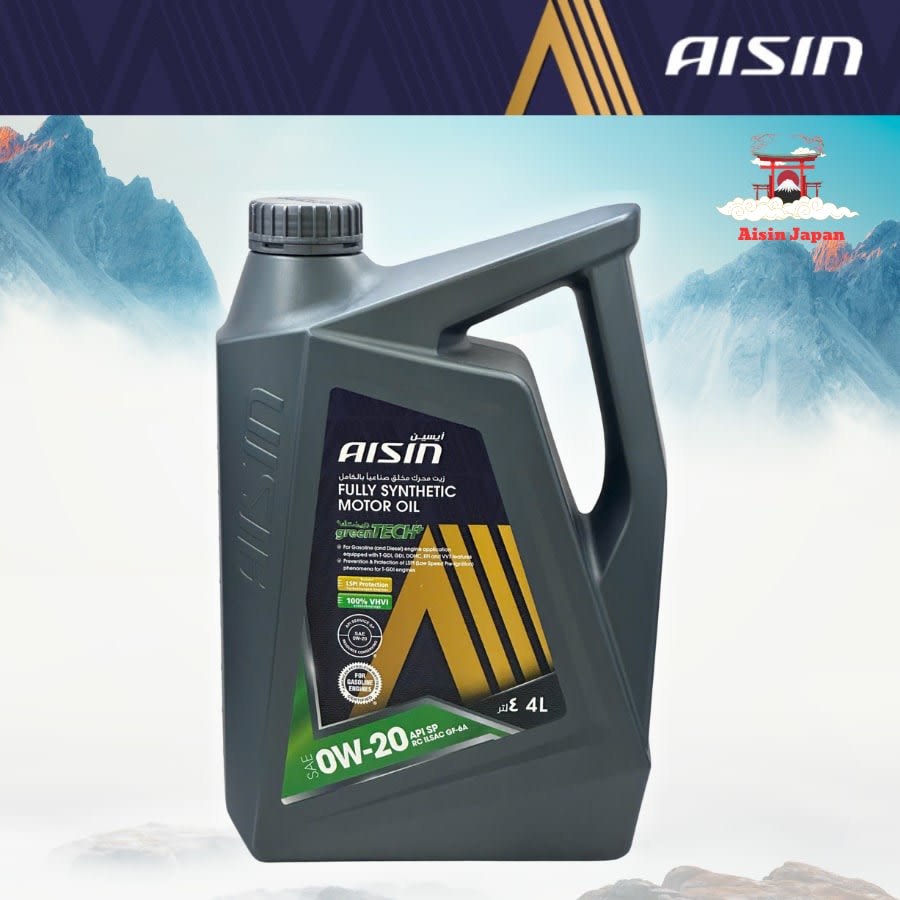 Dầu động cơ xăng 0W-20 API SP 10.000Km 4 Lít Hiệu Aisin mã ESFP0024P