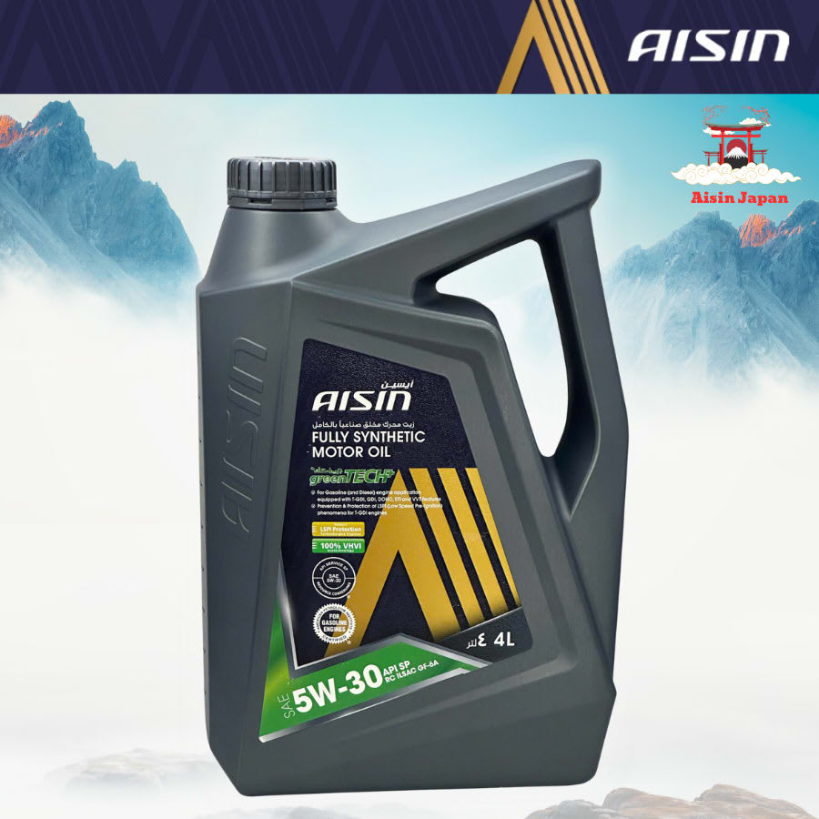 Dầu động cơ xăng 5W-30 API SP 10.000Km 4 Lít Hiệu Aisin mã ESFP0534P