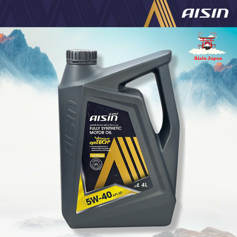 Dầu động cơ Xăng 5W-40 API SP 10.000Km 4 Lít Hiệu Aisin mã ESFP0544P