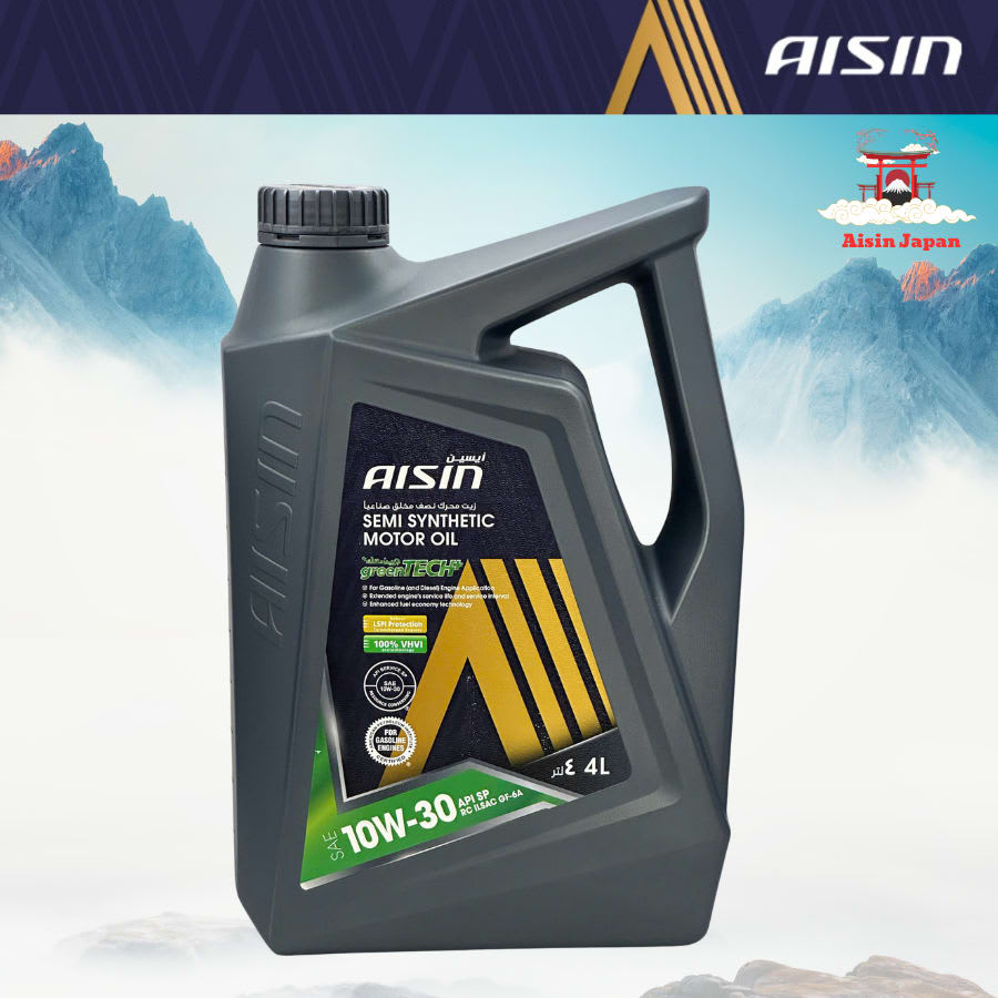 Dầu động cơ Xăng 10W-30 API SP 7.500Km 4 Lít Hiệu Aisin mã ESSP1034P