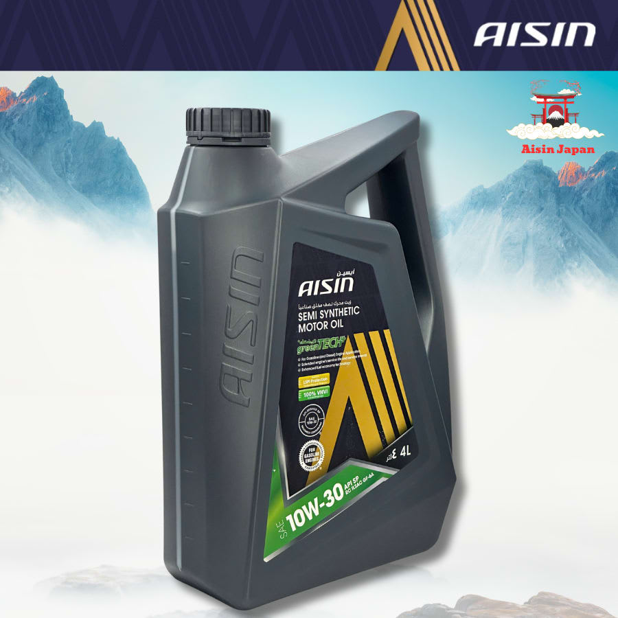 Dầu động cơ Xăng 10W-30 API SP 7.500Km 4 Lít Hiệu Aisin mã ESSP1034P