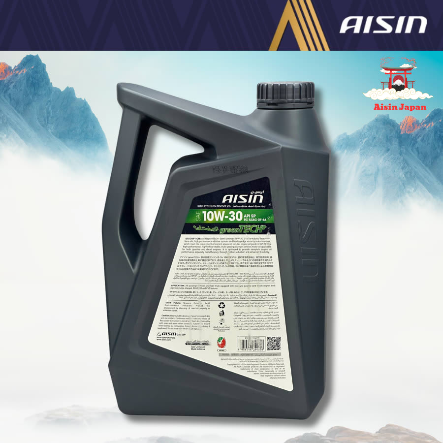 Dầu động cơ Xăng 10W-30 API SP 7.500Km 4 Lít Hiệu Aisin mã ESSP1034P