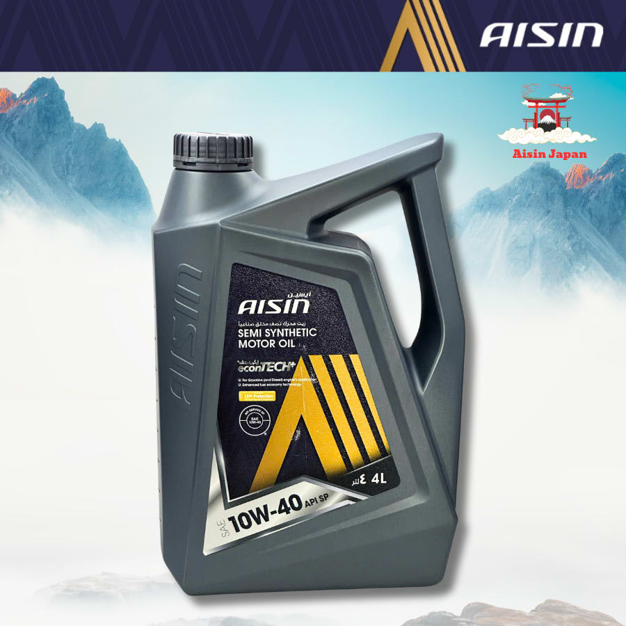 Dầu động cơ xăng 10W-40 API SP 7.500Km 4 Lít Hiệu Aisin mã ESSP1044P