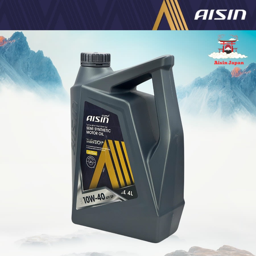Dầu động cơ xăng 10W-40 API SP 7.500Km 4 Lít Hiệu Aisin mã ESSP1044P
