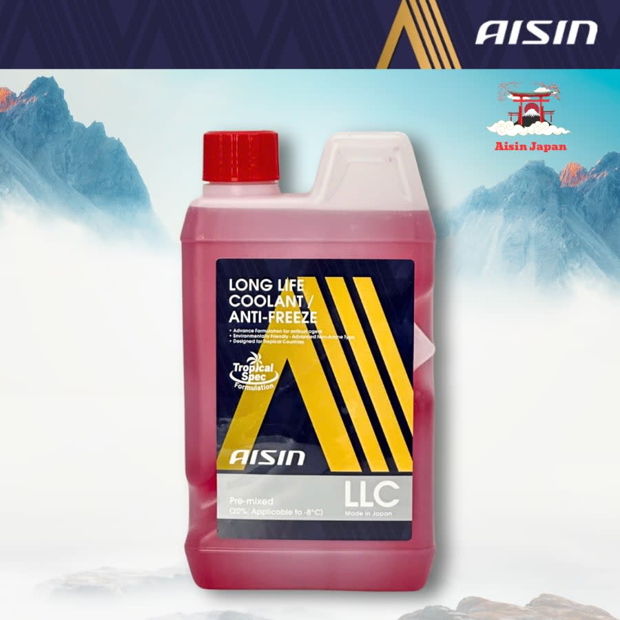 Nước làm mát Đỏ 1 Lít Hiệu Aisin mã LCPM20A1LR