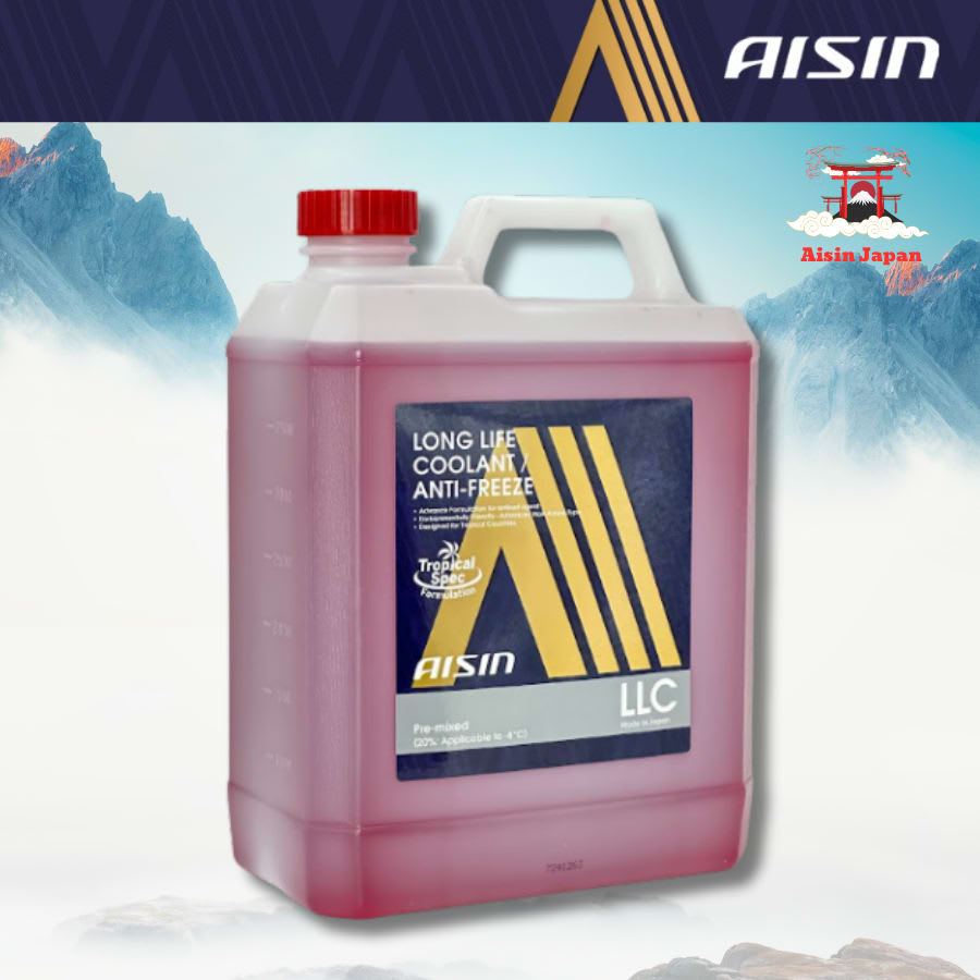 Nước làm mát Đỏ 4 Lít Hiệu Aisin mã LCPM20A4LR