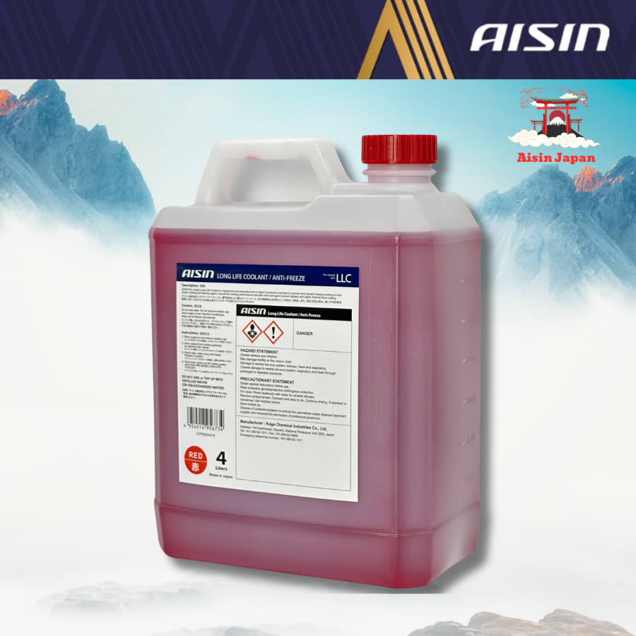Nước làm mát Đỏ 4 Lít Hiệu Aisin mã LCPM20A4LR