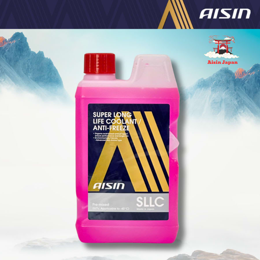 Nước làm mát Hồng 1 Lít Hiệu Aisin mã SCPM50A1LPK