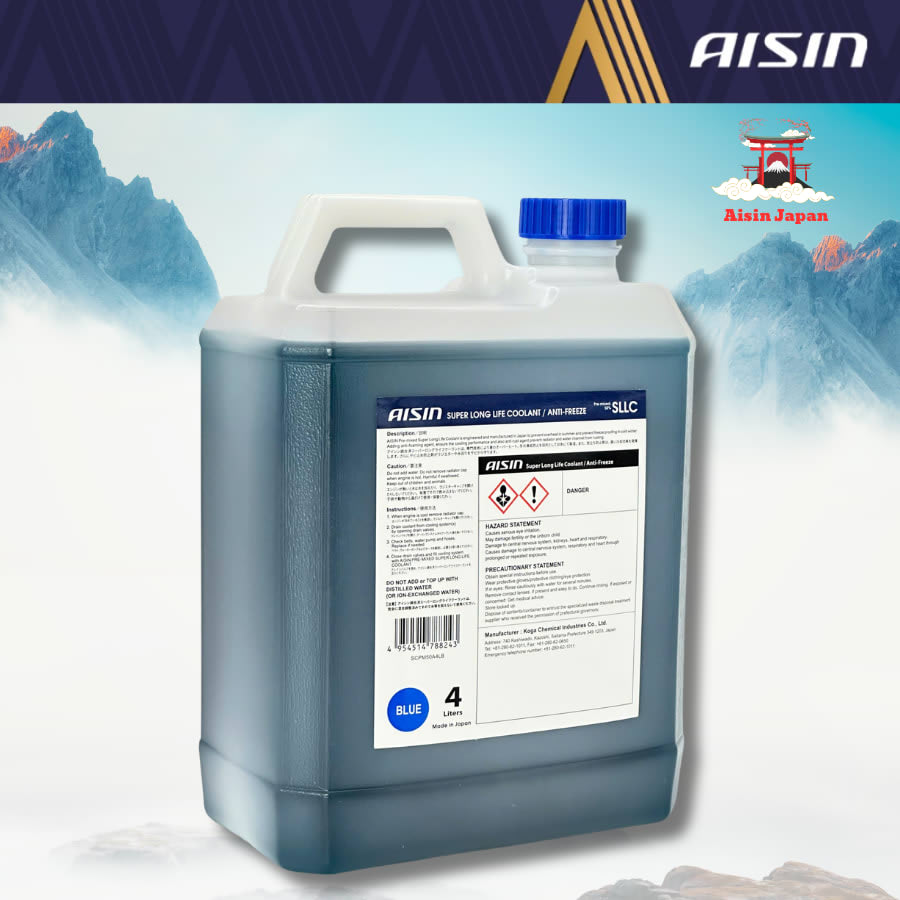 Nước làm mát Xanh dương 4 Lít Hiệu Aisin mã SCPM50A4LB