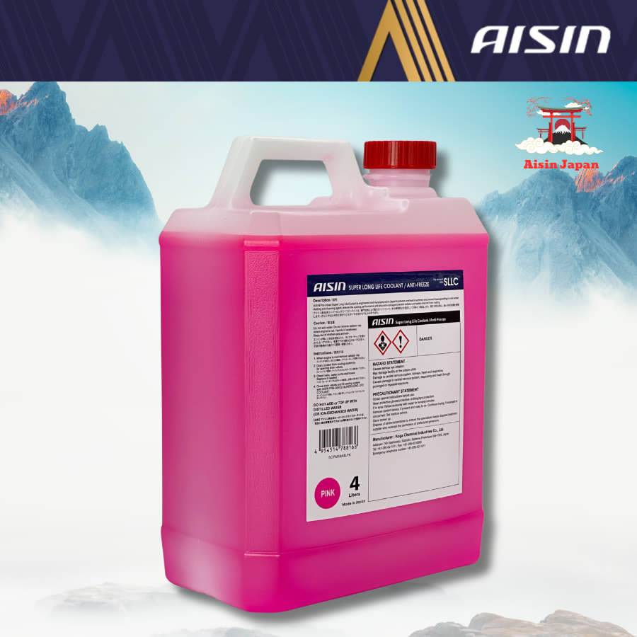 Nước làm mát Hồng 4 Lít Hiệu Aisin mã SCPM50A4LPK
