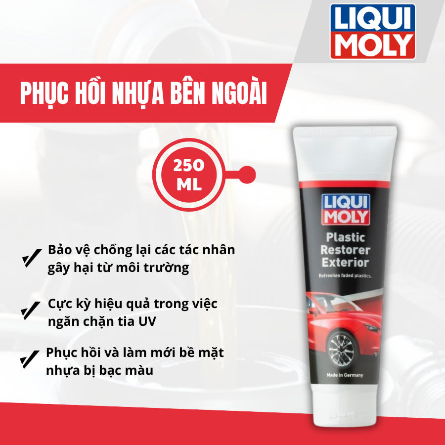 Phục hồi nhựa bên ngoài 250 ml hiệu Liqui Moly mã 23011