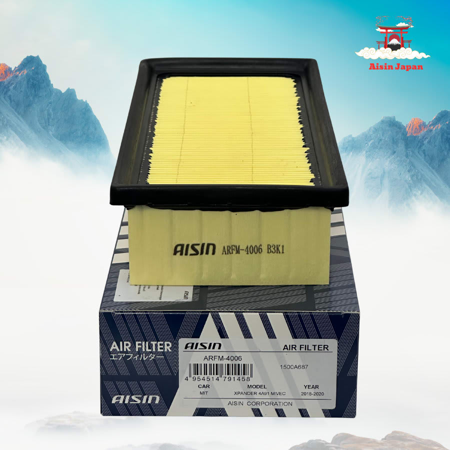 Lọc gió động cơ Mitsubishi hiệu Aisin mã ARFM-4006