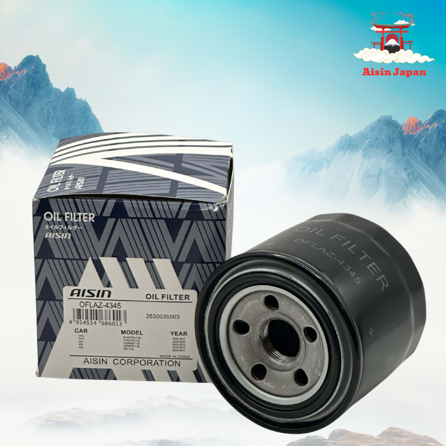 Lọc nhớt động cơ Hyundai, Kia hiệu Aisin mã OFLAZ-4345