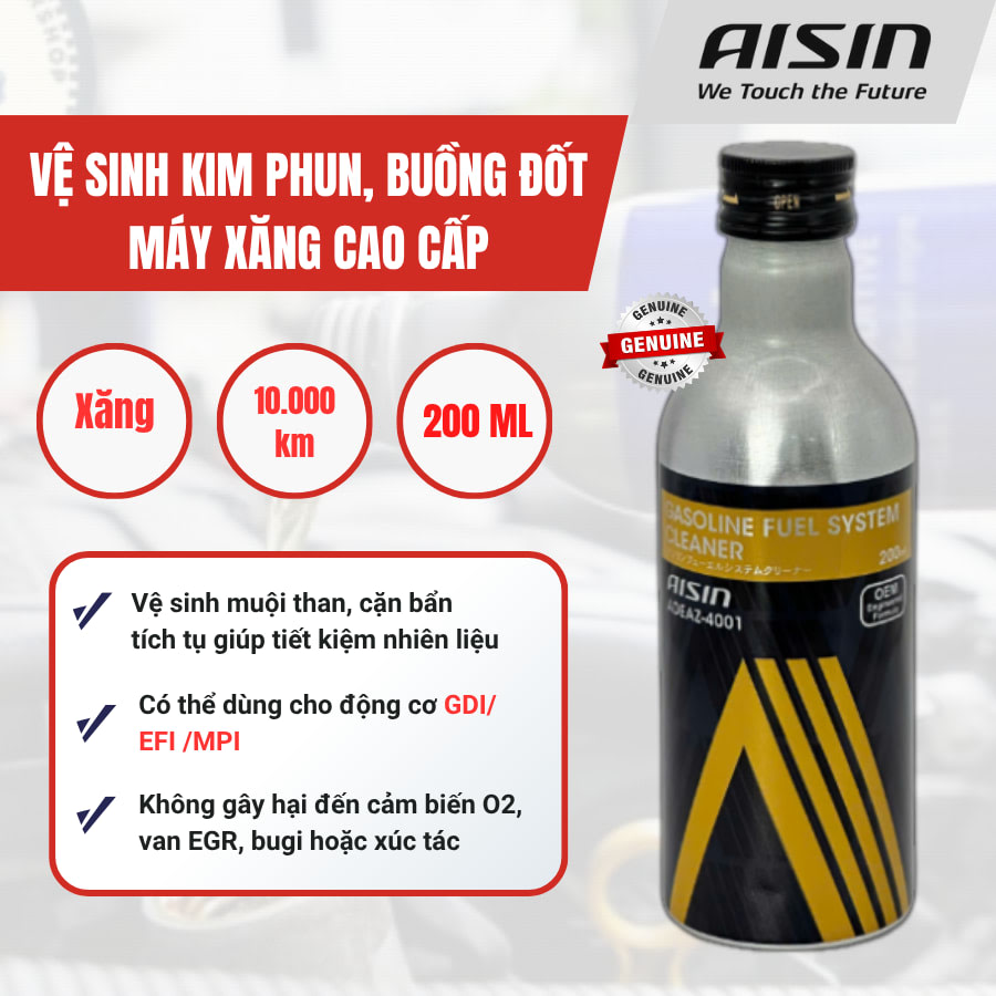 Phụ gia vệ sinh kim phun động cơ xăng cao cấp