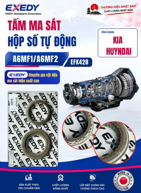 Bộ lá côn hộp số tự động (A6MF1/A6MF2) EFK428