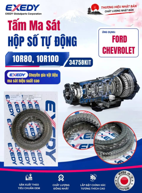 Bộ lá côn hộp số tự động (10R80/10R100) 34758KIT