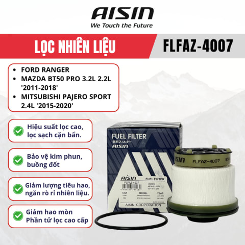 Lọc dầu diesel Ford, Mazda, Mitsubishi hiệu Aisin mã FLFAZ-4007