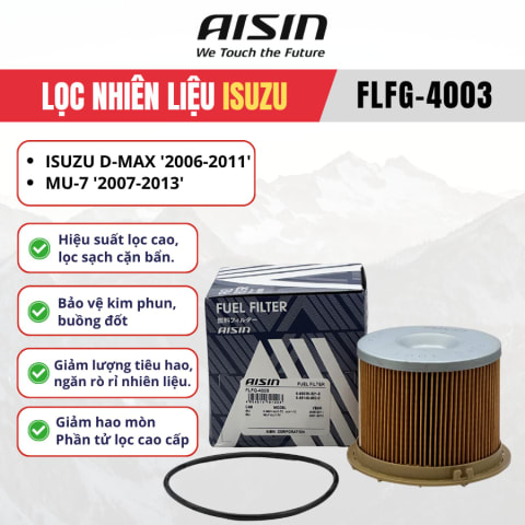 Lọc dầu diesel Isuzu hiệu Aisin mã FLFG-4003