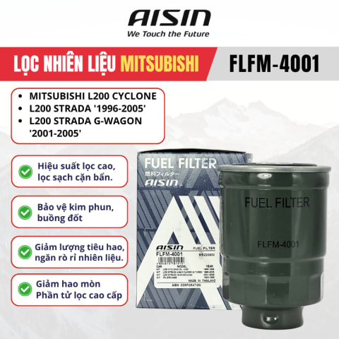 Lọc dầu diesel Mitsubishi hiệu Aisin mã FLFM-4001
