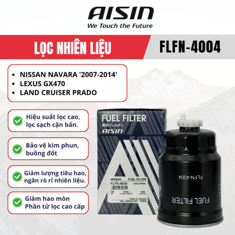 Lọc dầu diesel Nissan, Lexus, Toyota hiệu Aisin mã FLFN-4004