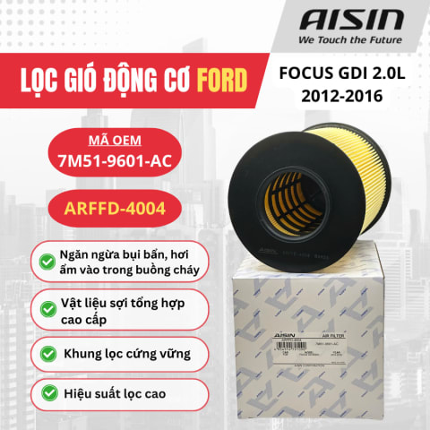 Lọc gió động cơ Ford hiệu Aisin mã ARFFD-4004
