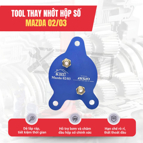 Bộ đầu nối thay dầu hộp số Mazda2, Mazda 3