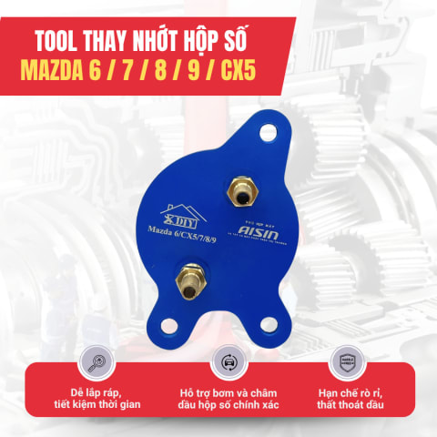 Bộ đầu nối thay dầu hộp số Mazda 6, CX -5/8/9